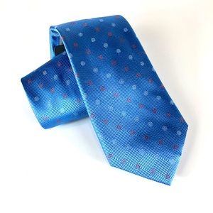 3/$35 Michael Kors Men's Necktie 100% Silk Blue